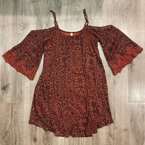 Xhilaration Off the Shoulder Cami MIDI Dress - Size Small